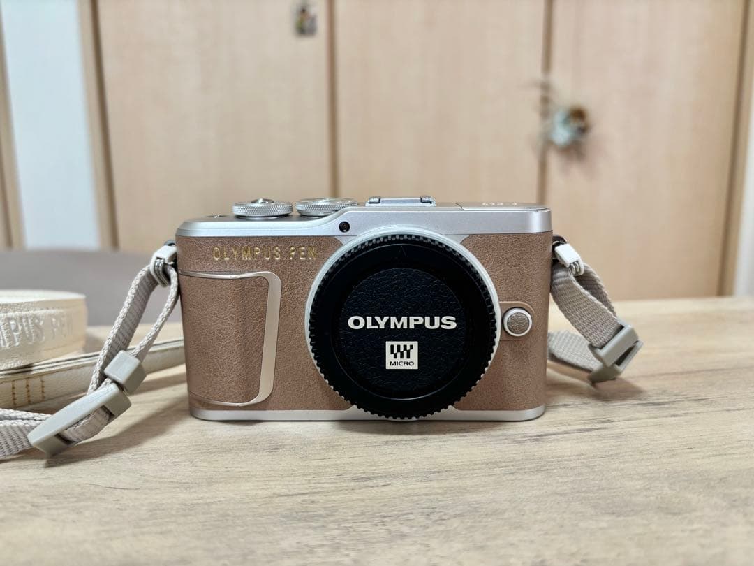 【お値下げ中】OLYMPUS E-PL9 ミラーレス一眼カメラ本体のみ ブラウン PEN E-PL9 ミラーレス一眼カメラ 14-42mm EZレンズキット ブラウン