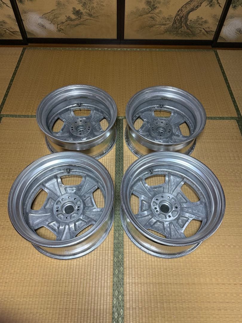 ☆当時物☆ワークユーロラインディッシュWORK PCD114.3 5穴4穴マルチ