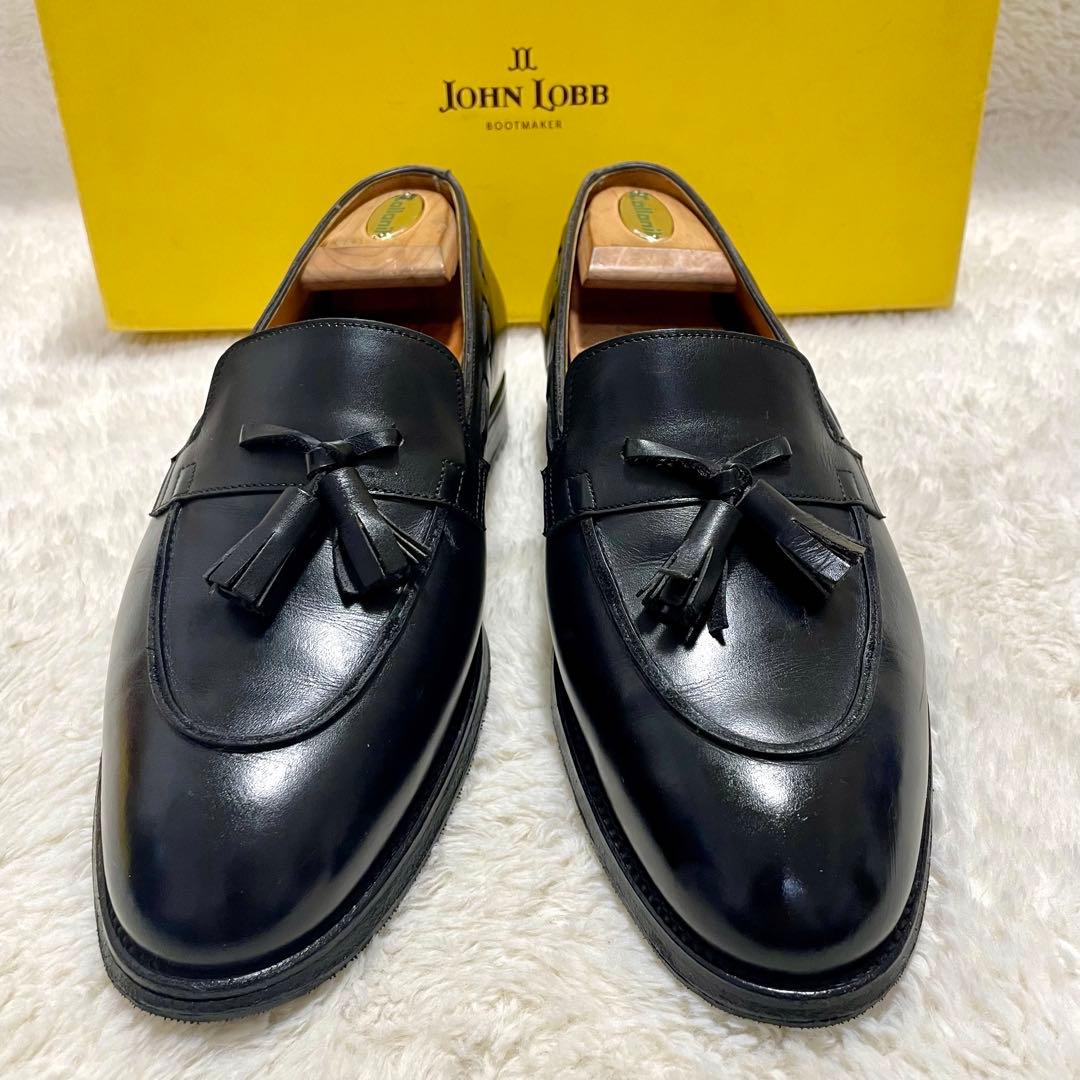 箱付き JOHN LOBB ジョンロブ タッセルローファー JIHEL ブラック