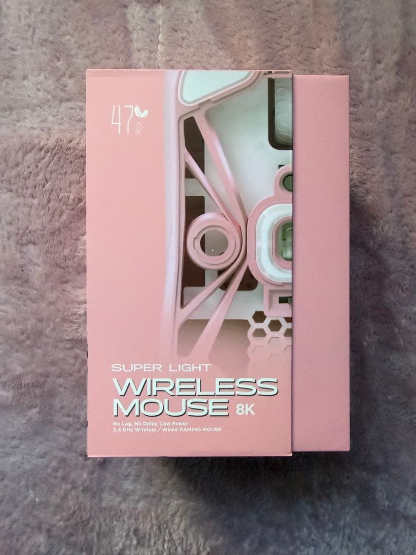 LAMZU Maya X 8K ピンク LAMZU MAYA X 8K PAW3950 Dual Mode 47g Mouse – mechkeysshop