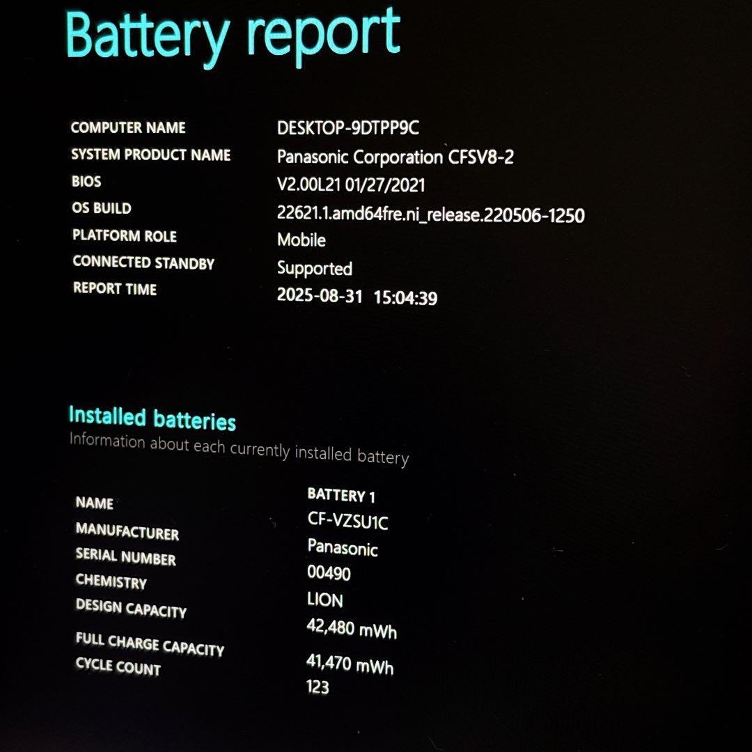 CF-SV8累積2120時間！2019年式で外装キレイ✨マルチタスクOK