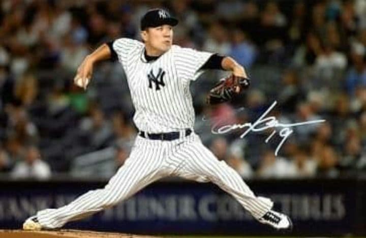 ニューヨーク・ヤンキース 田中将大投手直筆サイン入りフォト証明書