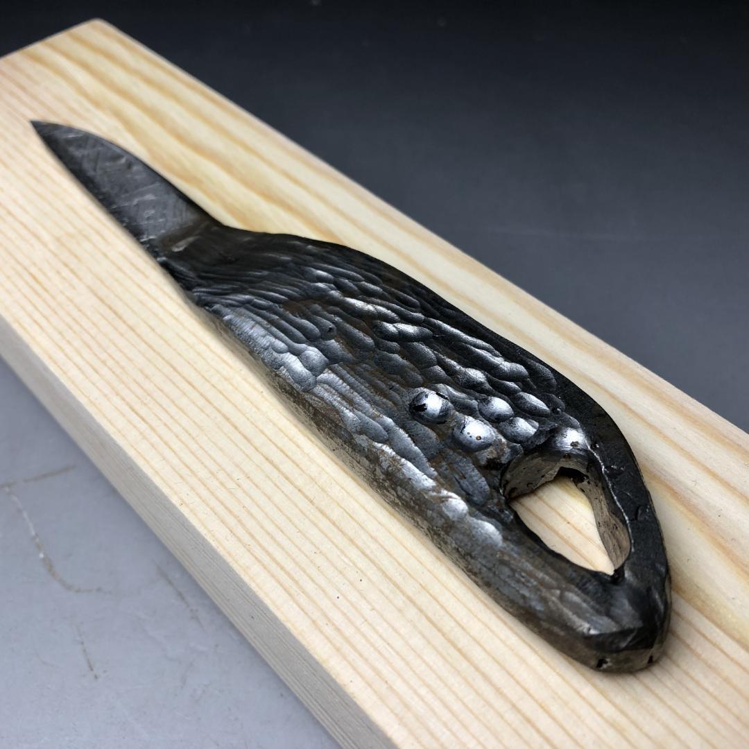 b*b様 アルタイ隕石 鉄隕石 メテオライト 模造刀 重さ約152g 共箱