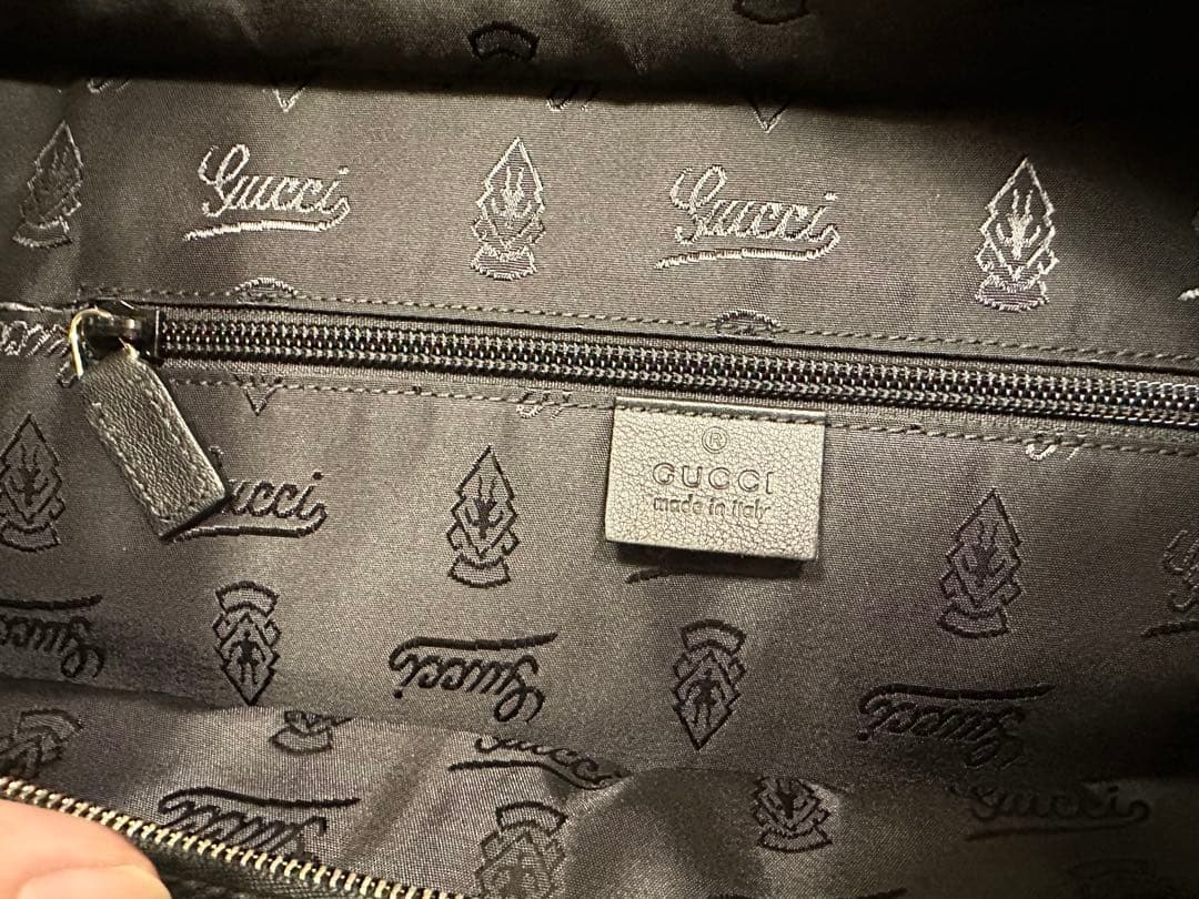 GUCCI グッチ グッチシマ レザー トートバッグ 211120レシートあり