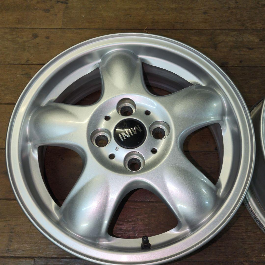 芝*様 送料込　美品　MINI用　純正アルミ　15×5.5J　4本　ローバーミニ