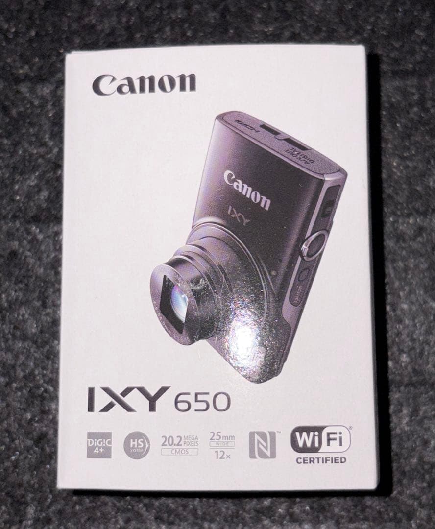 新品未開封】canon IXY650 シルバー 保証書未記入 - メルカリ
