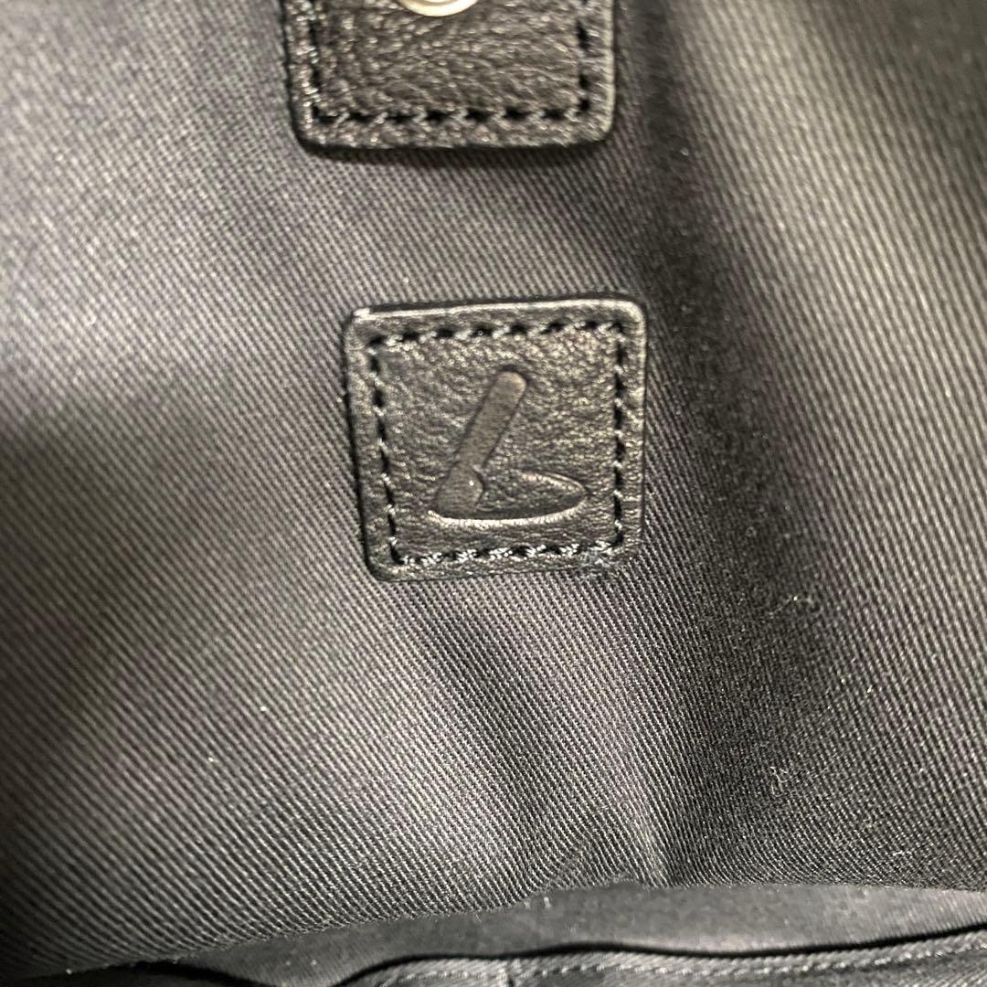 定12万土屋鞄ブレントレザー革ブリーフビジネスバッグ黒ブラック美品