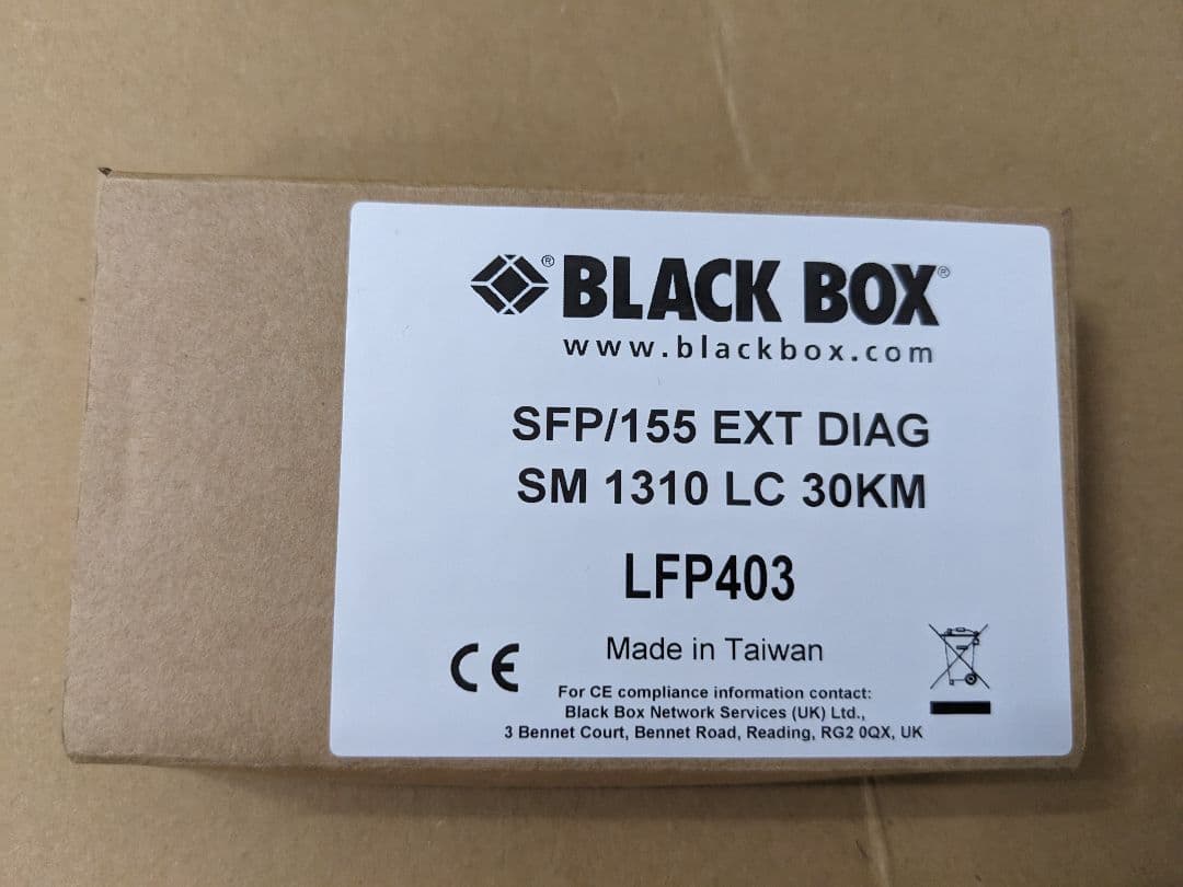ブラックボックス LFP403 SFPモジュール - メルカリ