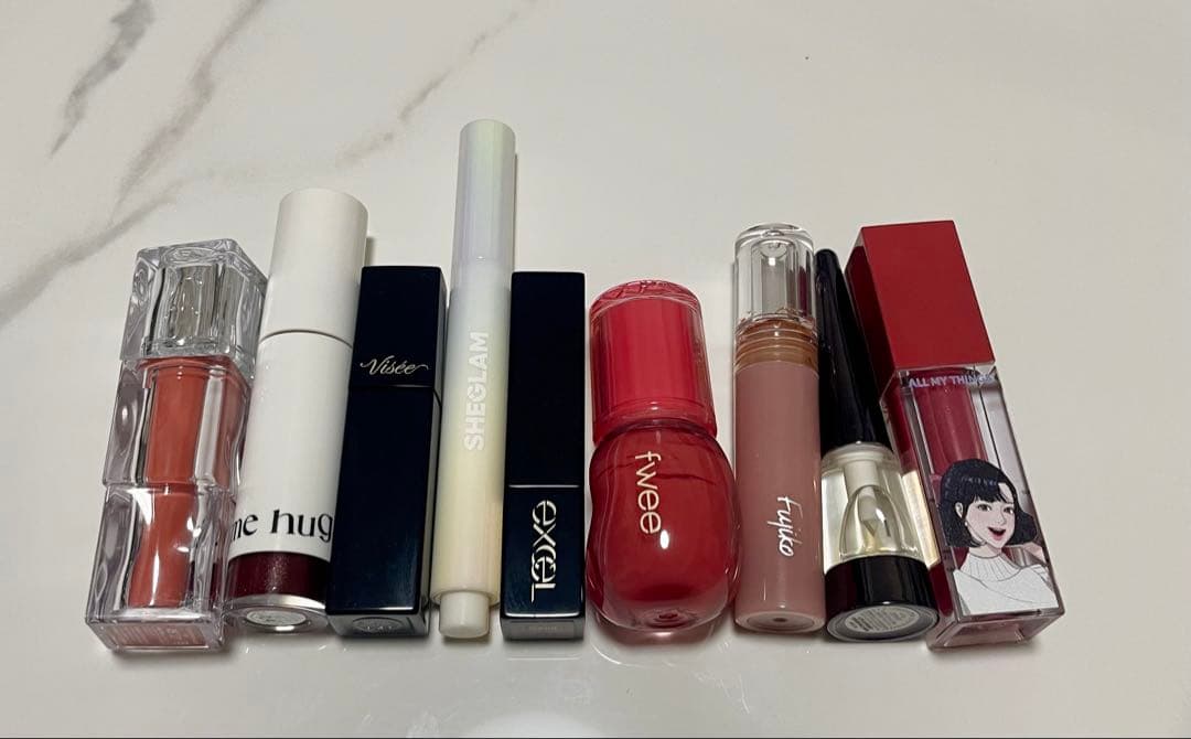 リップ 9本まとめ売り - メルカリ