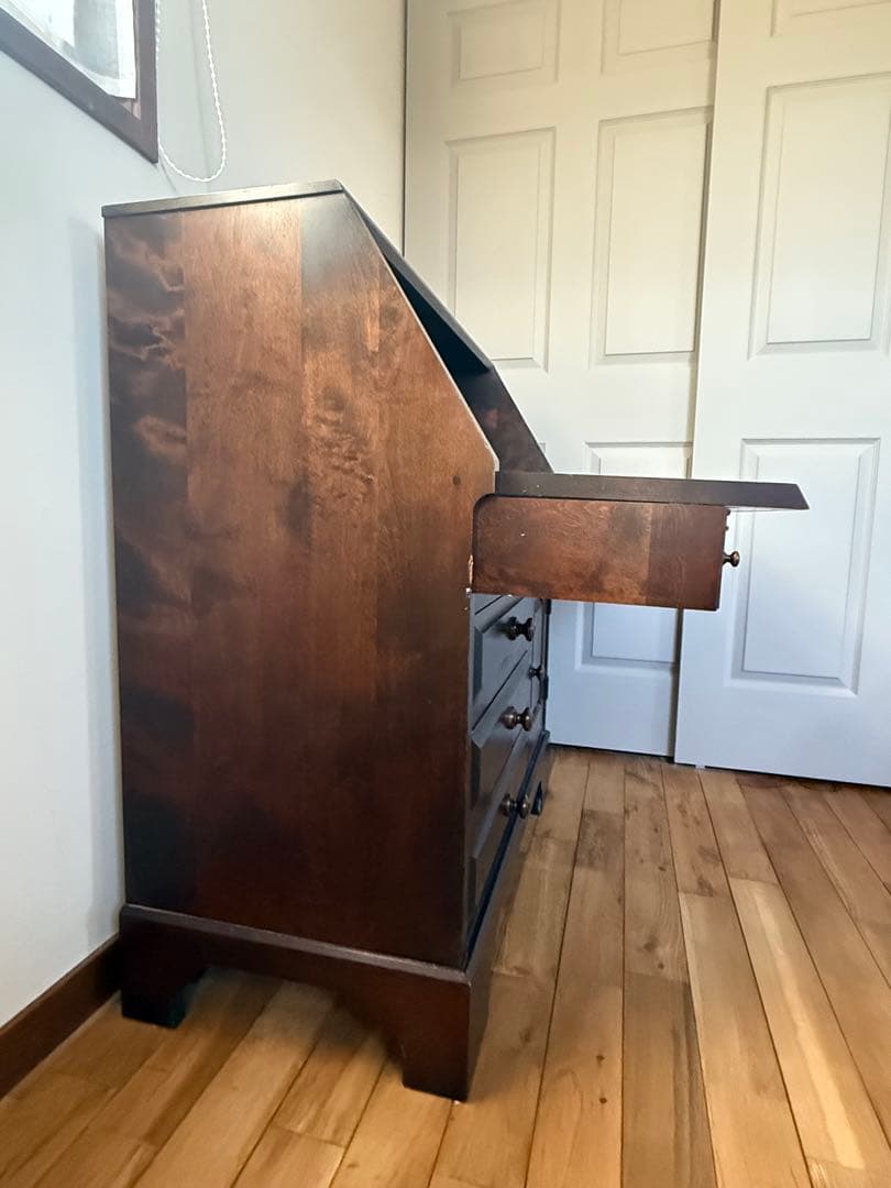 ノンホルマリン】アンティーク ライティングビューロー デスク(北海道