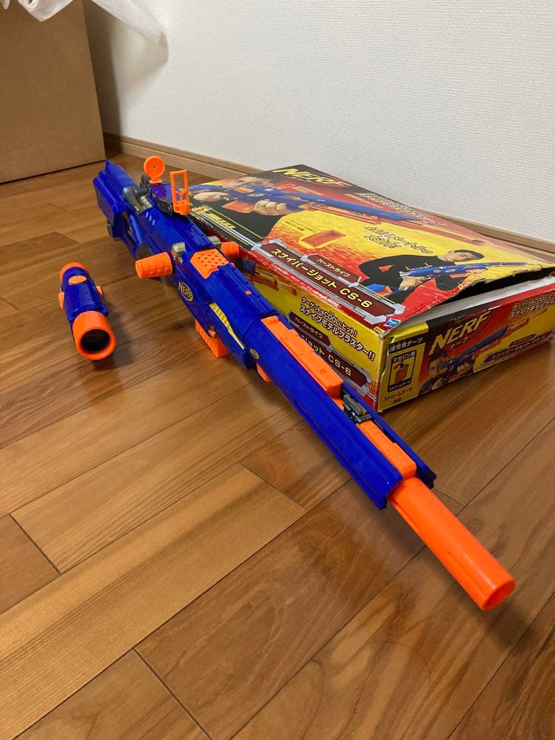 NERF ナーフ ロングストライク スナイパーショット CS-6 スコープ付き