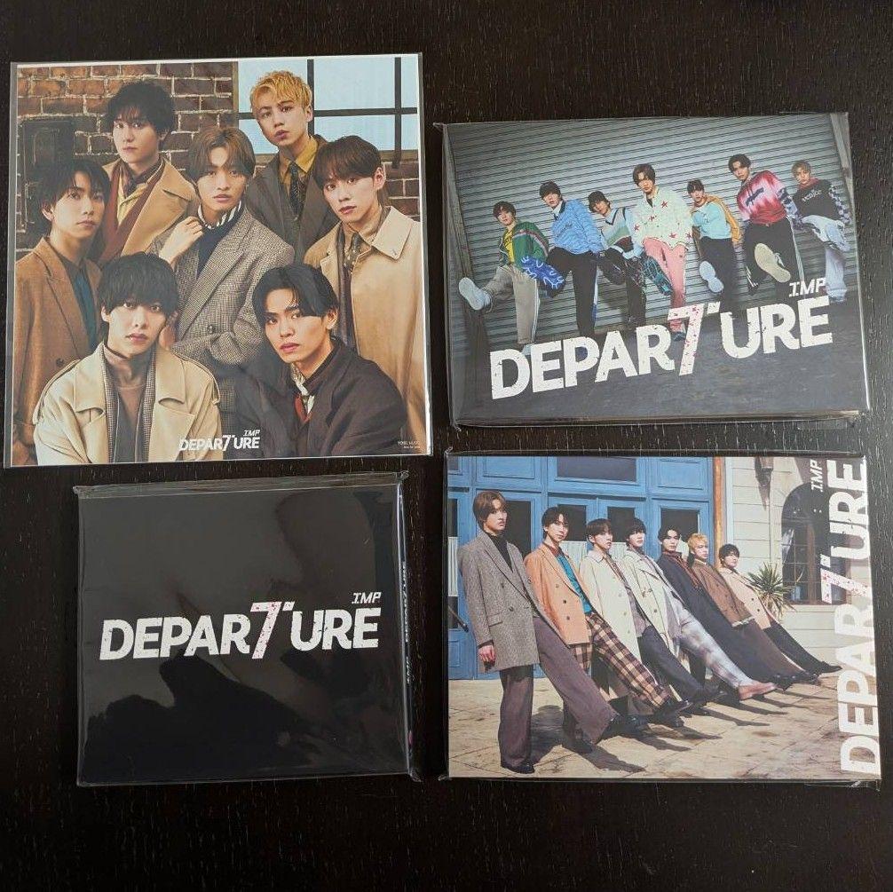 未開封　新品未使用　DEPARTURE　全形態＋特典　セット売り ZIPANG OPERA】1st シングル 『KAMIYAGURA』、封入特典ブロマイド