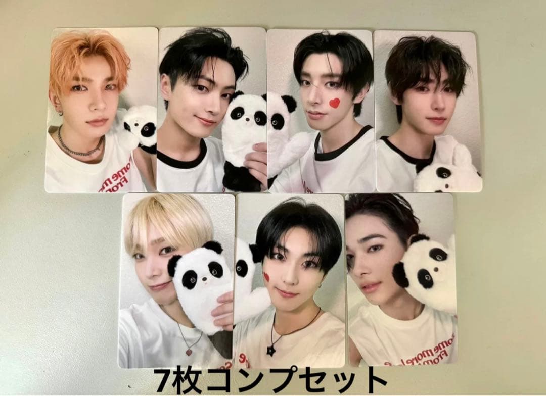 ENHYPEN  一直娱 yizhiyu 中華　パンダ　ラキドロ　6枚セット ENHYPEN yizhiyu 一直娱 中華 トレカ パンダ7枚全員コンプセット