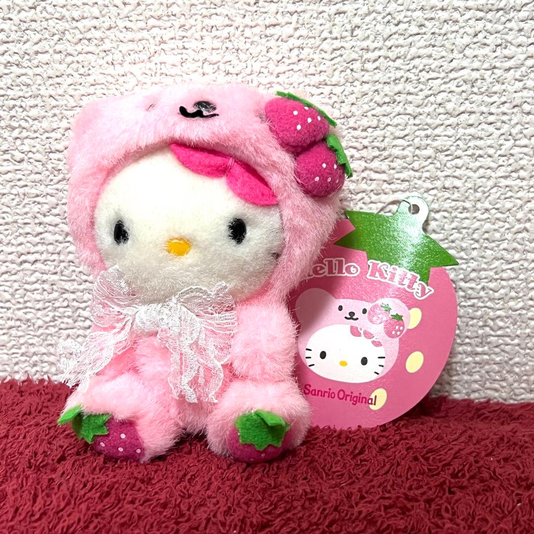 サンリオ キティ いちごベア マスコット ストロベリーベア ぬいぐるみ