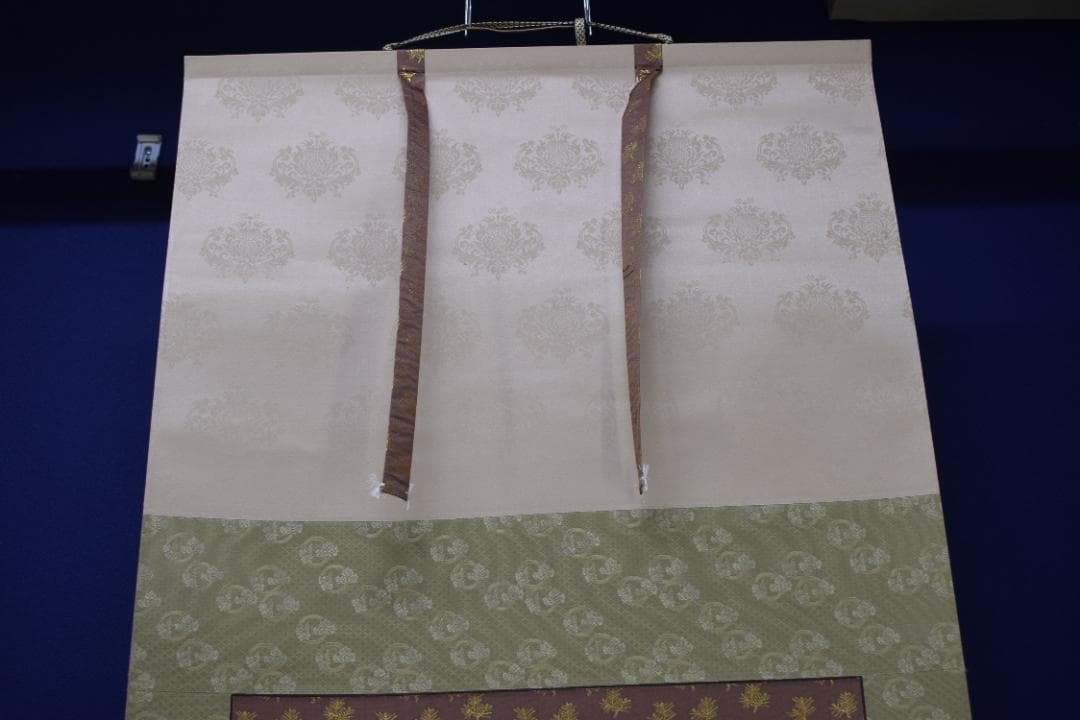 真作】三笠華山/桃仙人図/掛軸☆宝船☆Z-589