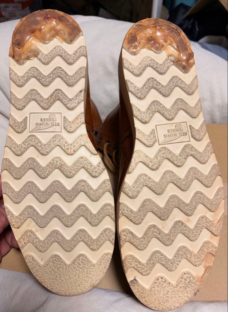 縦羽　02年製レッドウイング875 US9.5 27.5E ソール張り替え済み