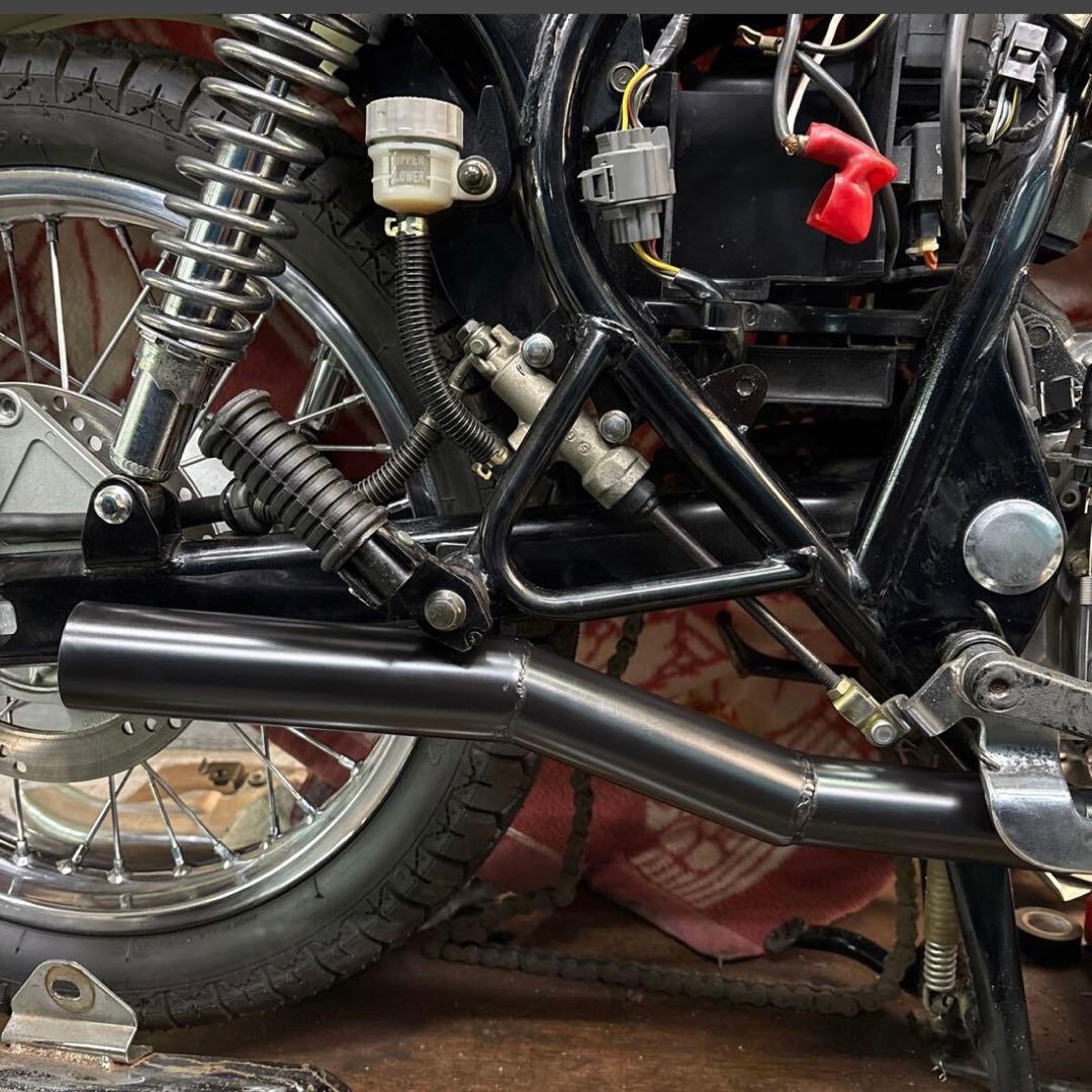 エストレア250 ワンオフショート菅 送料込み匿名配送 スリップオン