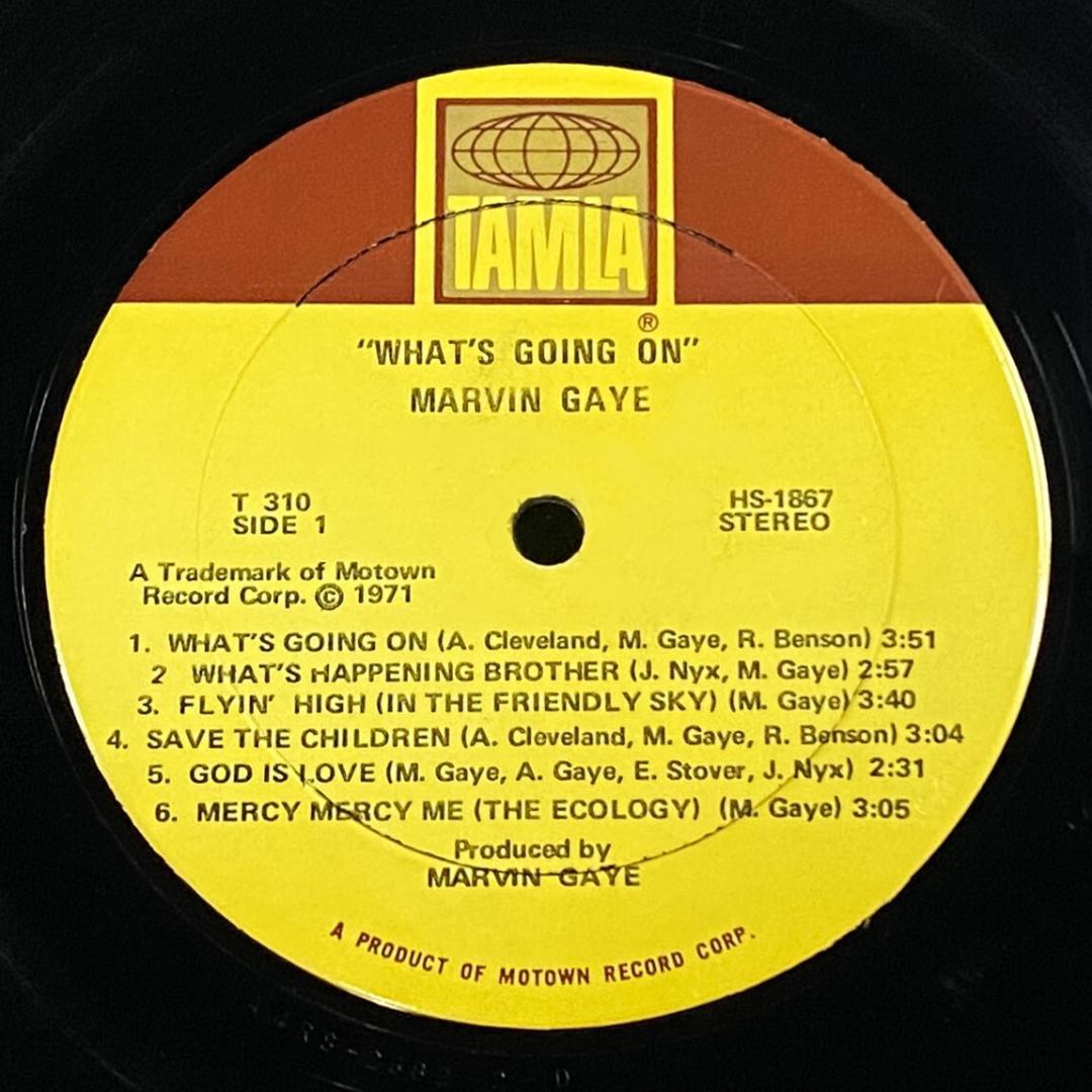 ★至高の逸品【USオリジ／極上美品／マト2D:2D／T310】マーヴィン・ゲイ