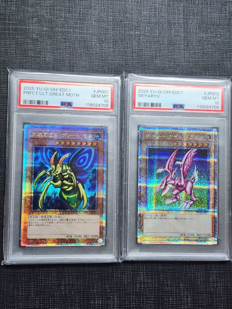ご*こ様 連番 PSA10 究極完全態 グレートモス ホーリーナイトドラゴン 2 究極完全態 グレートモス ホーリーナイトドラゴン 25th 2枚 - メルカリ