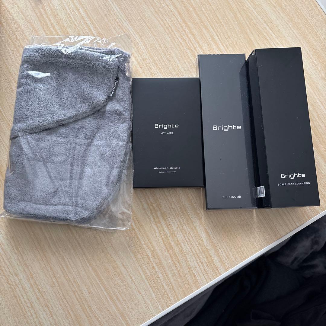 Brighte シートマスク エレキコーム スカルプ クレイ クレンジング
