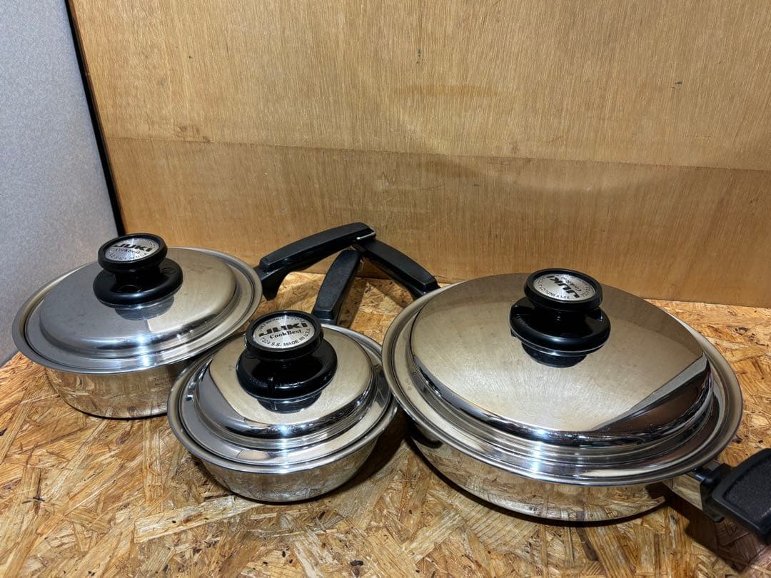 JUKI CookBest 304ステンレス 鍋 蓋付き 3点セット - メルカリ