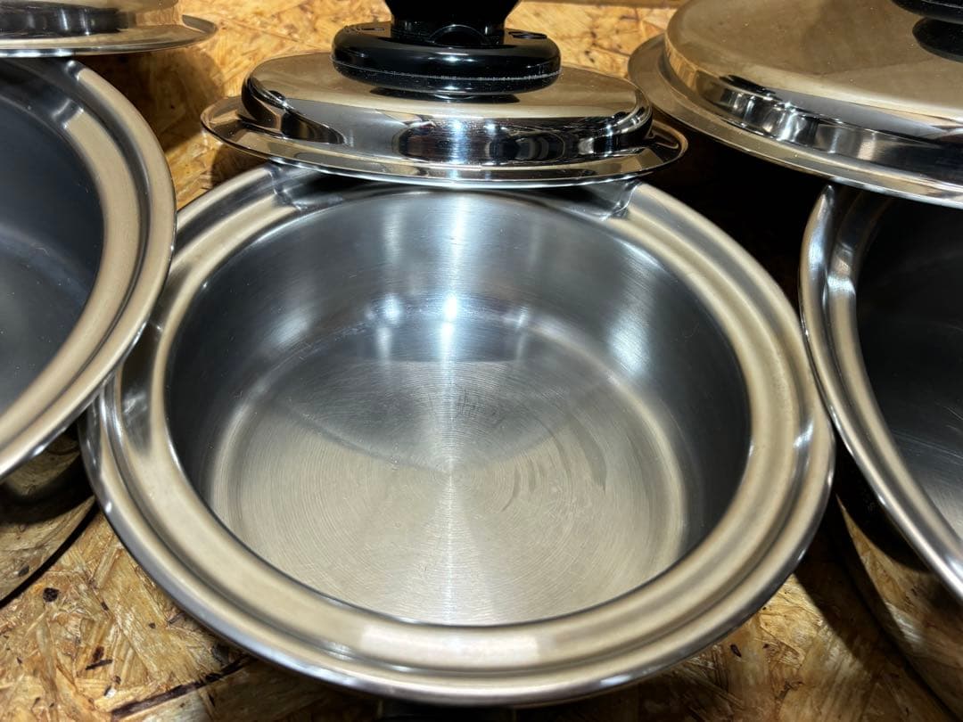 JUKI CookBest 304ステンレス 鍋 蓋付き 3点セット - メルカリ