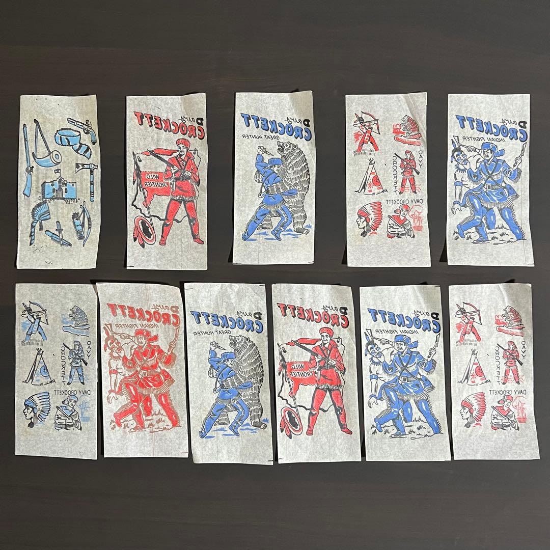 50s ビンテージ アイロンプリント 転写紙 デイビークロケット