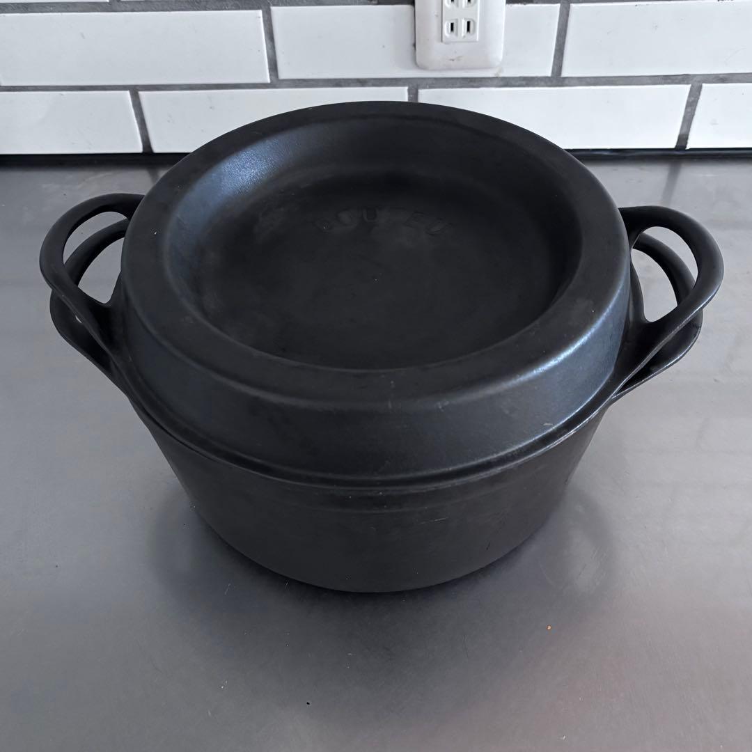 ルクルーゼ　クーザンス　デュッフェ鍋　26cm マットブラック ル・クルーゼ ビュッフェ・キャセロール 26cm 2132 マットブラック