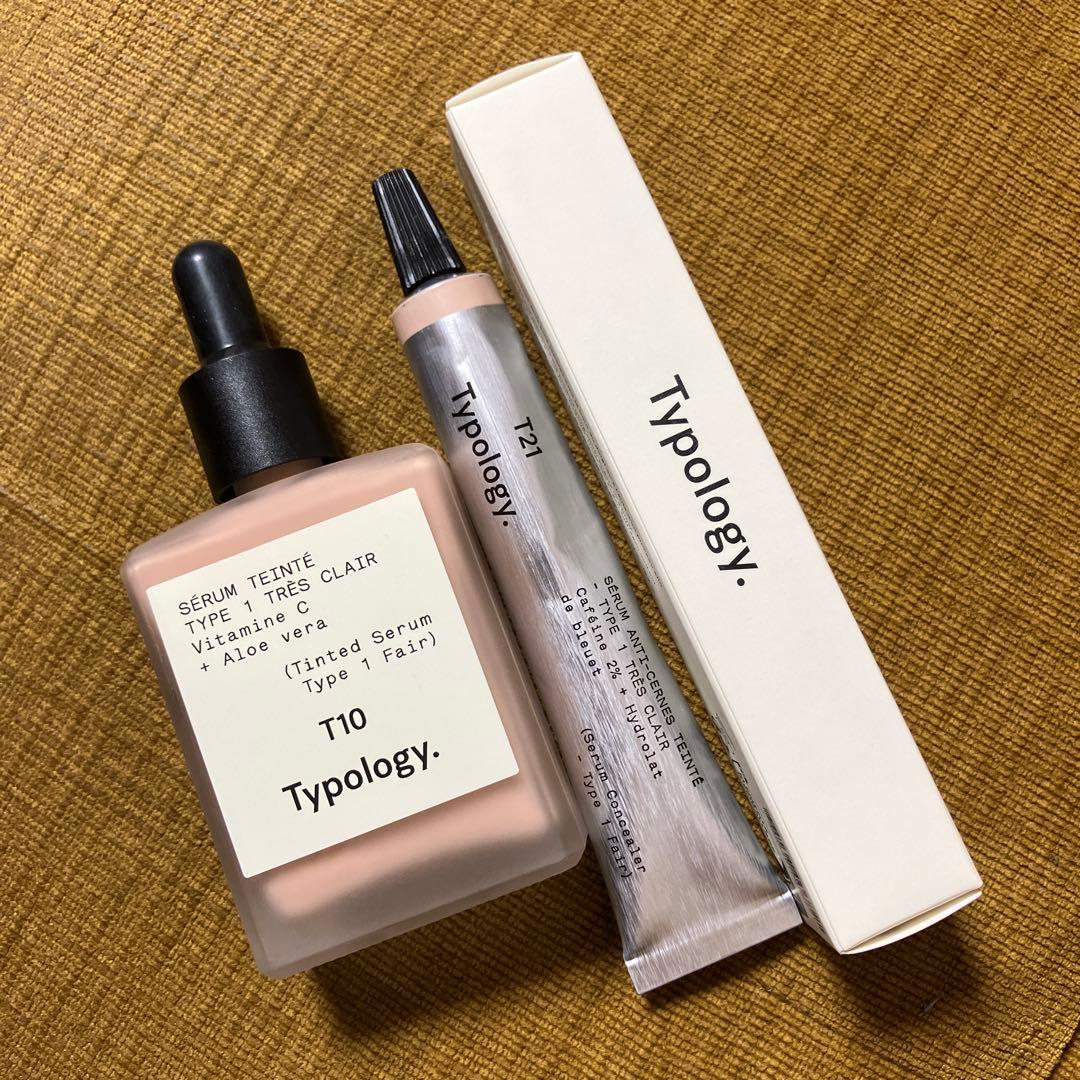 Typology. ティントセラム T10、ティントコンシーラー T21
