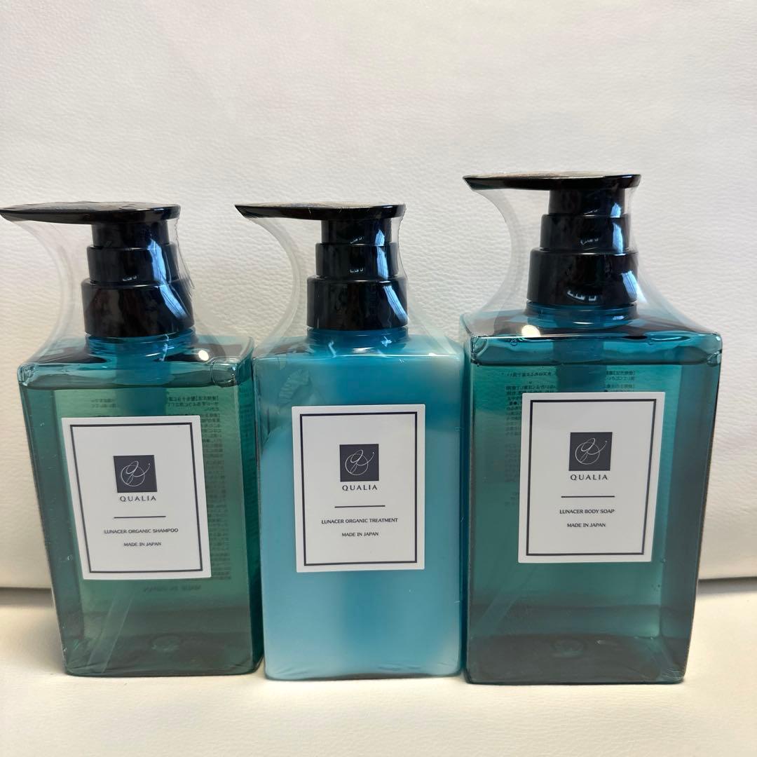 クオリア　3点まとめセット　シャンプー・トリートメント・ボディソープ ヘア・ボディ・オーラルケア-[QUALIAオンラインストア]