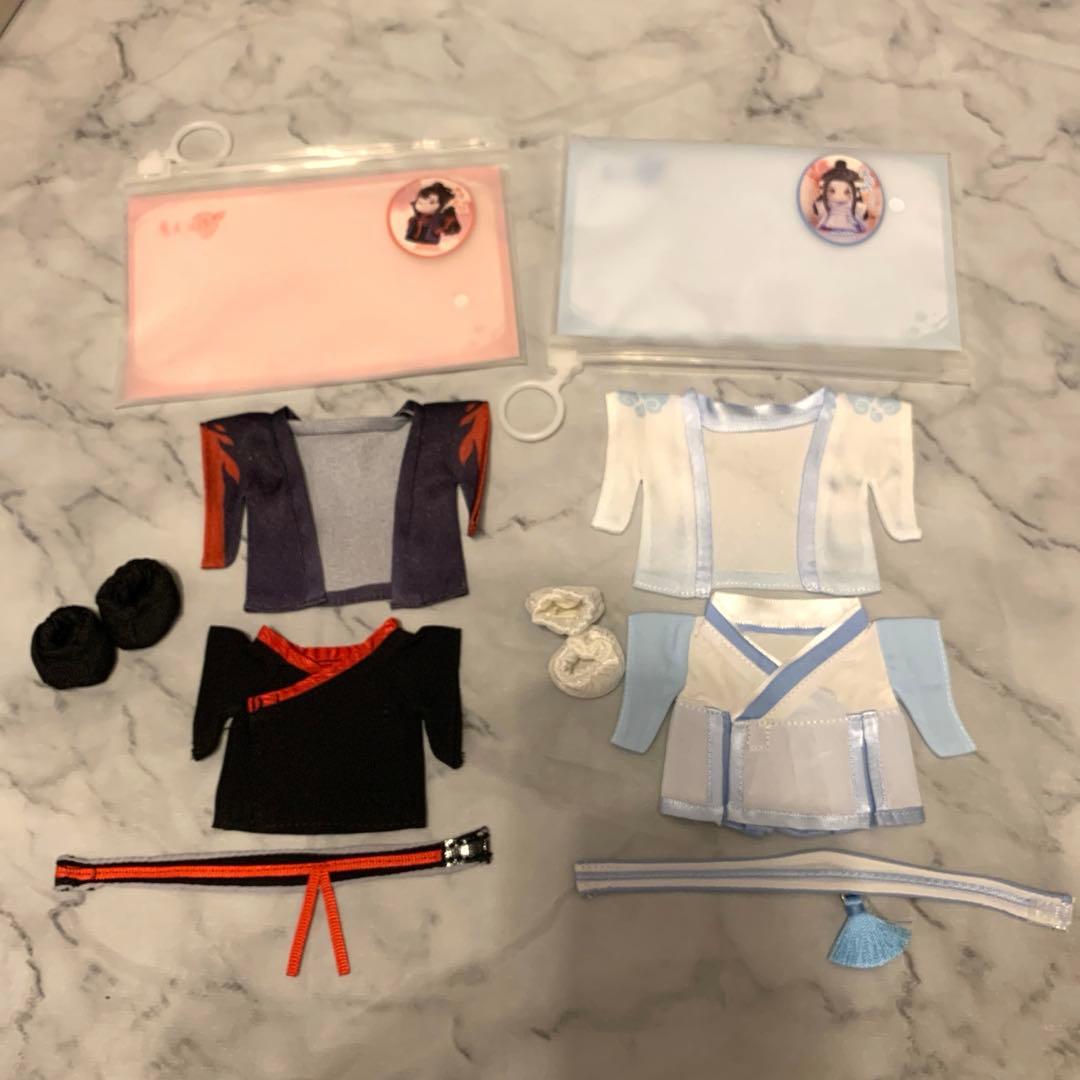 魔道祖師 KAZE ぬいぐるみ 10cm 骨なし 奶呼呼 魏無羡 藍忘機 - メルカリ