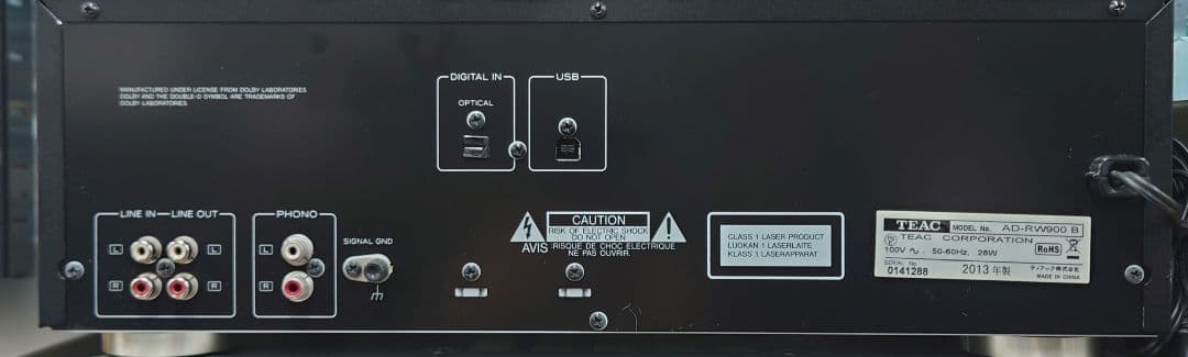 □TEAC AD-RW900 CD/カセットデッキ - メルカリ