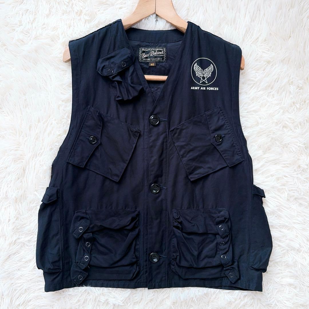 バズリクソンズ　ミリタリーベスト　type c-1 ネイビー　シビリアン　40 楽天市場】No.BR15326 BUZZ RICKSON'S バズリクソンズtype C-1 VEST