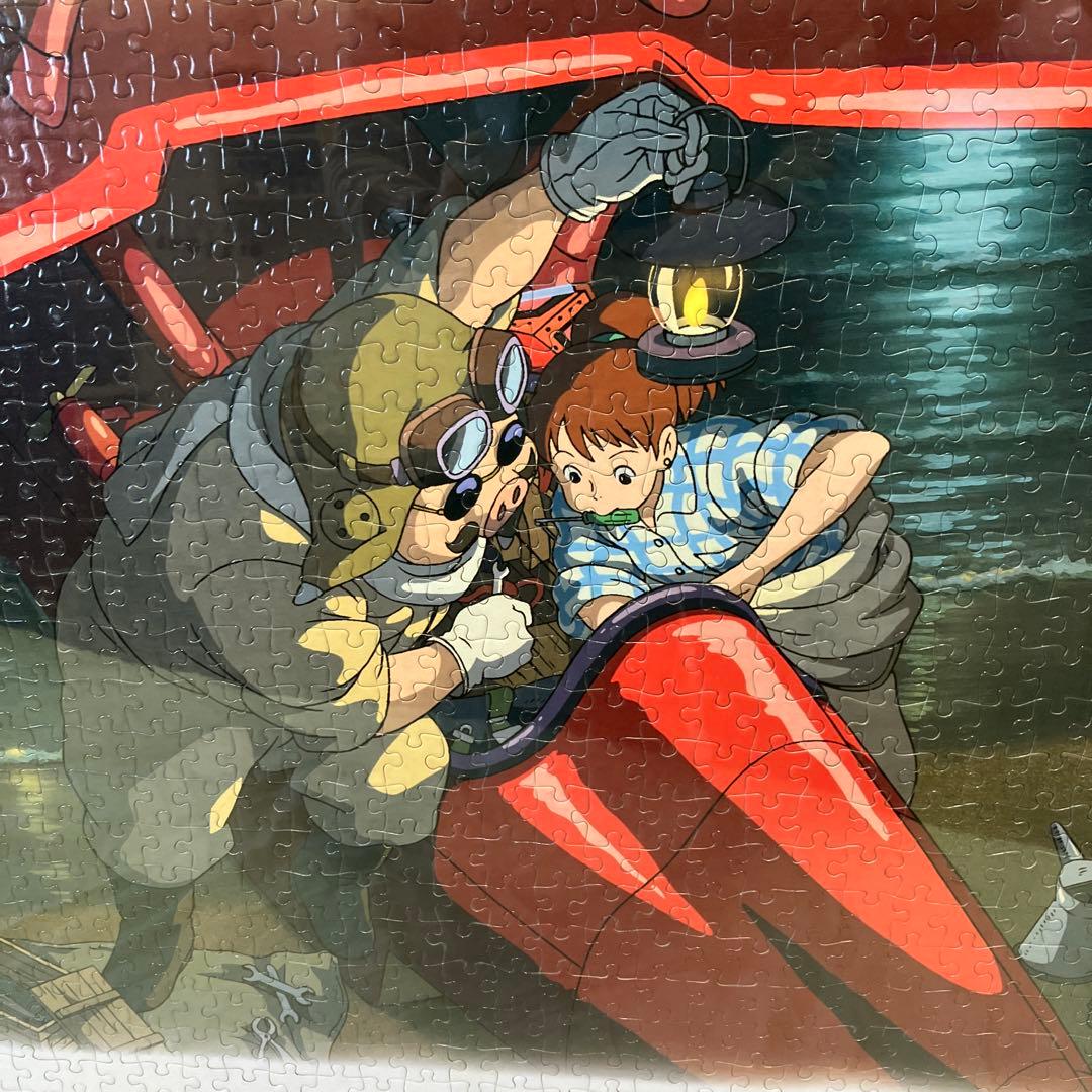 紅の豚 整備の夜」ジグソーパズル 1000ピース（完成品） - メルカリ