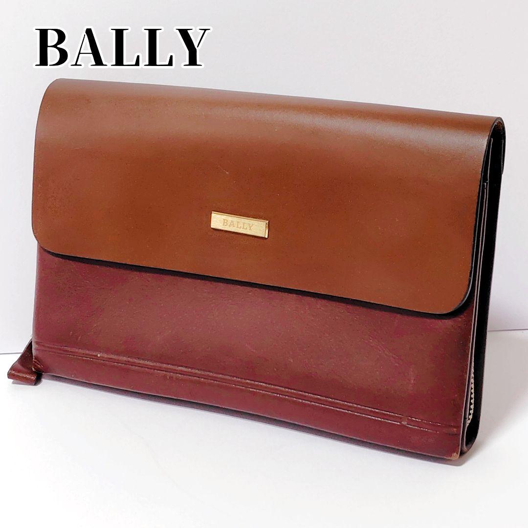 入手困難】BALLY バリー クラッチバッグ セカンドバッグ ブラウン
