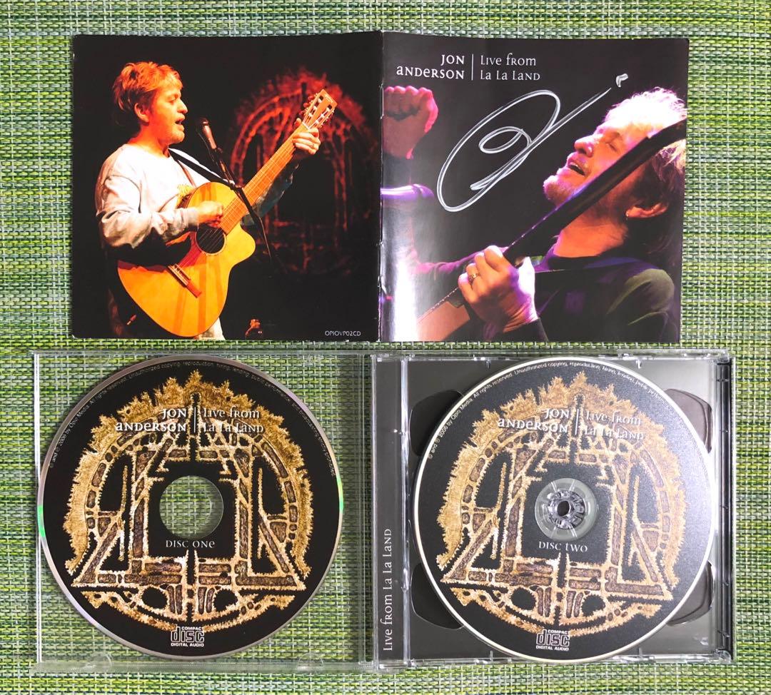 希少UK盤直筆サイン2CD】ジョン・アンダーソン ライブ・フロム