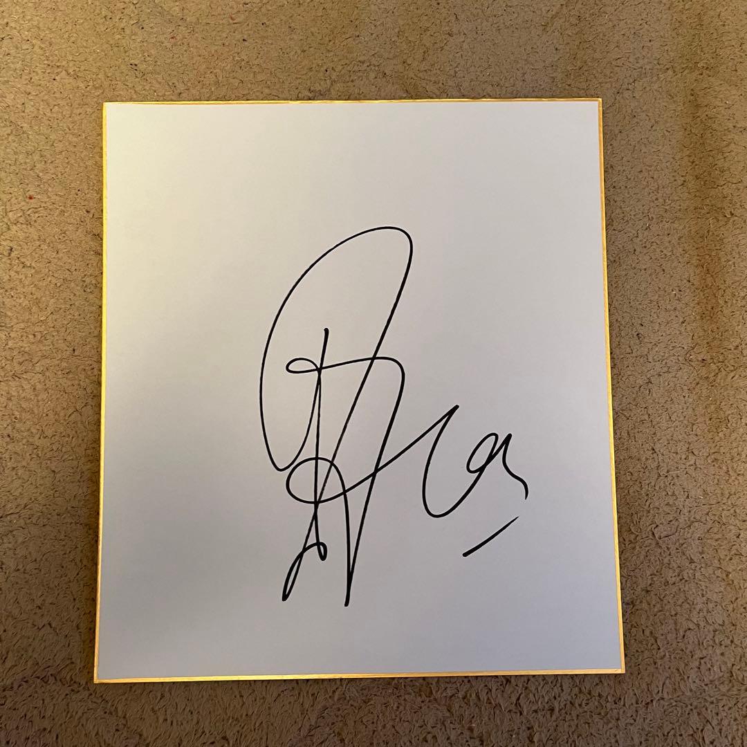 ヴィッセル神戸 フアン マタ 直筆サイン色紙 大迫勇也 武藤嘉紀