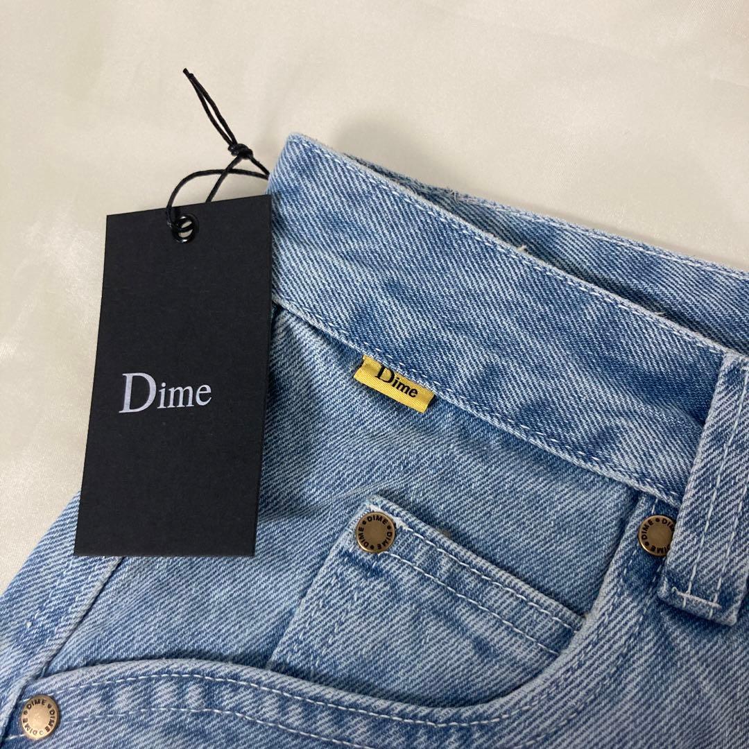 Dime ダイム バギージーンズ デニム パンツ ライトブルー 男女兼用 M