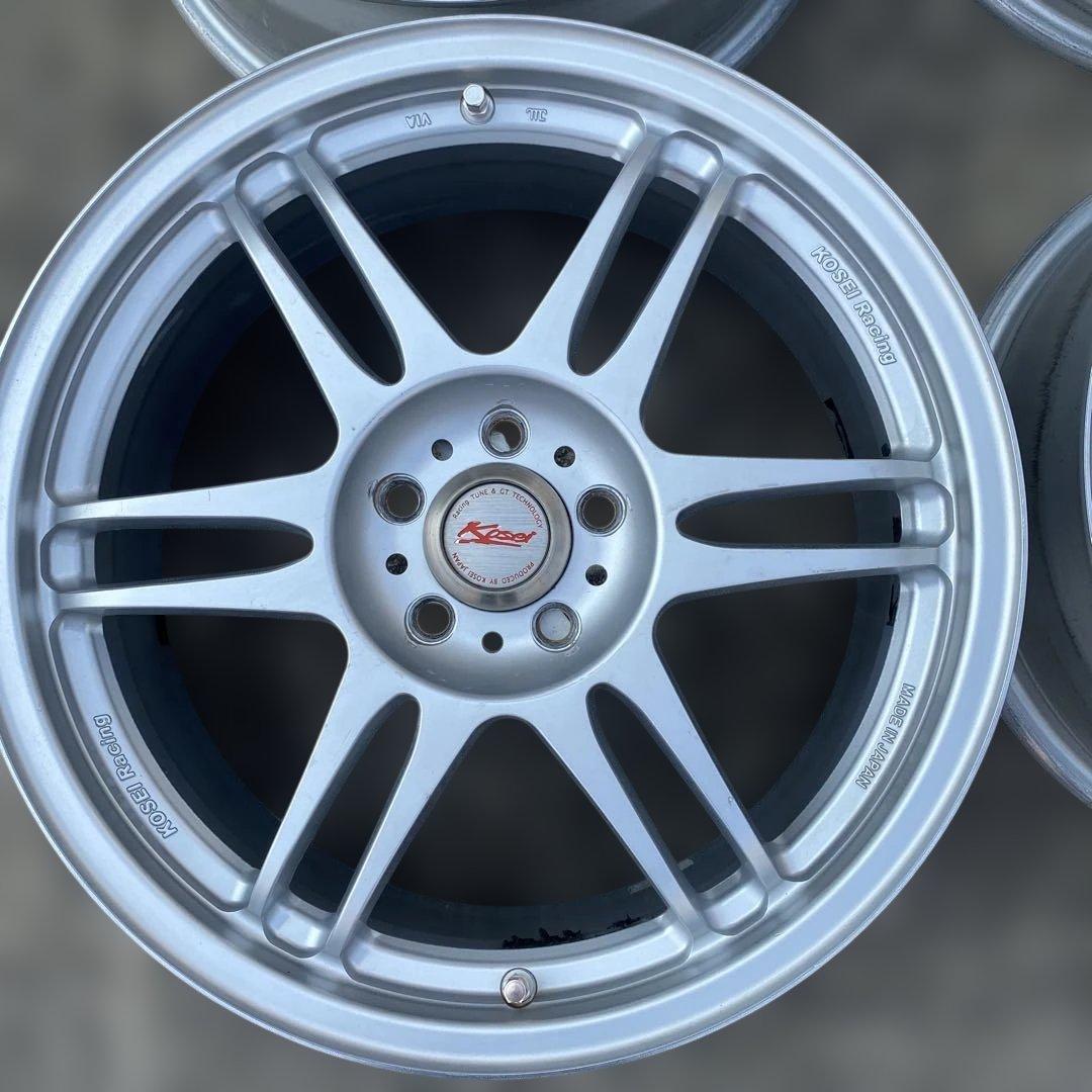 ◇中古koseiホイール 17インチ 7J+50 5H／100 プリウス、 - メルカリ