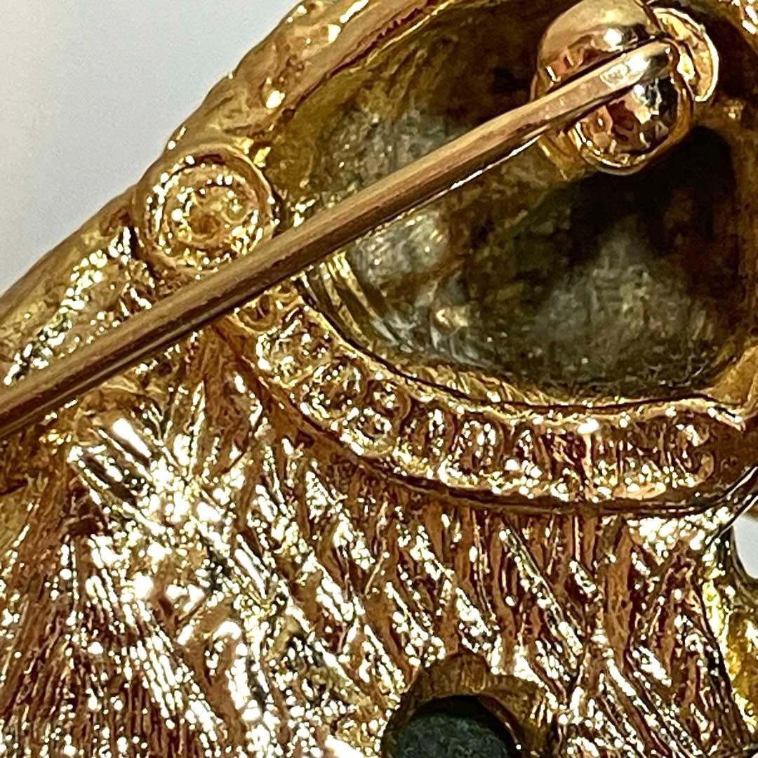 V*e様 SWOBODA スワボダ ヴィンテージ ライオン 翡翠 ブローチ