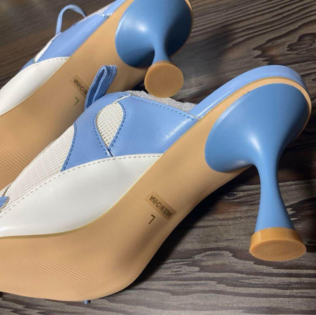 《新品》SPIRAL GIRL ポインテッドトゥスニーカーミュール バレーコア