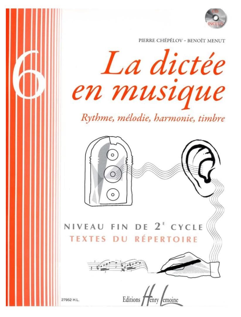 フランス音楽院ソルフェージュ聴音Vol6　問題と解答集２冊セット CD付 フランス音楽院ソルフェージュ聴音Vol6 問題と解答集2冊セット CD付