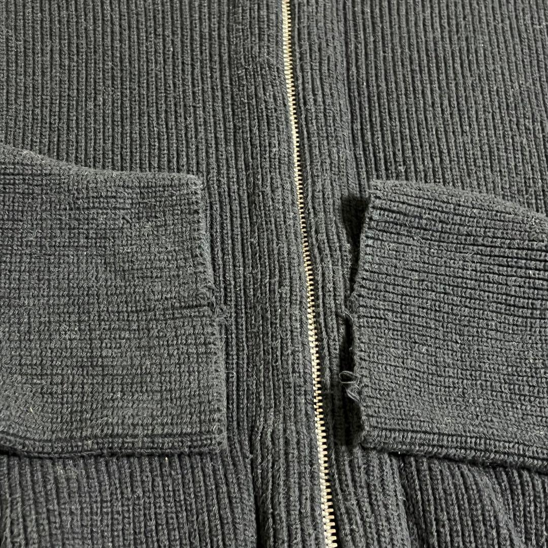 90s agnes b.（アニエスベー）ドライバーズニット/ネイビー/フランス製