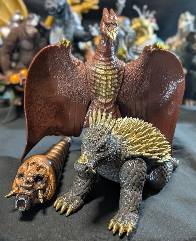 昭和ゴジラ 東宝チャンピオンまつり（バンダイ）ソフビコンプリート19