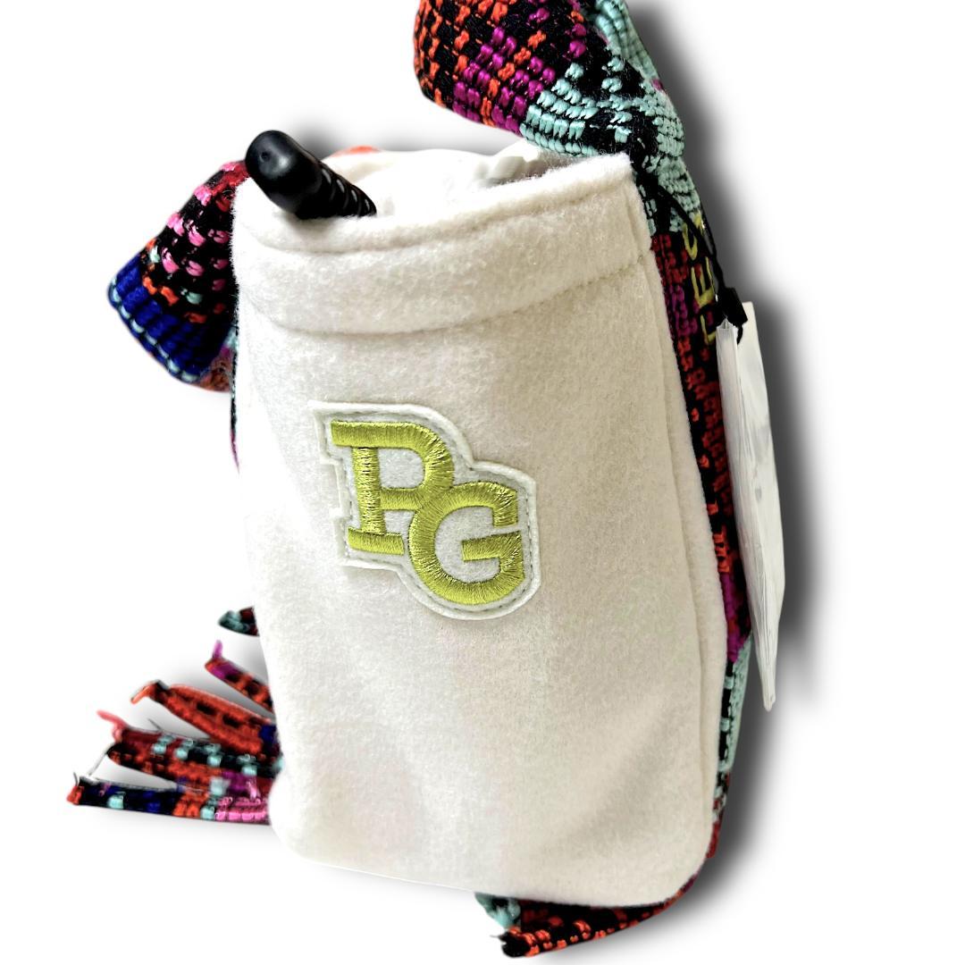 パーリーゲイツ ソフトボア ロゴ刺繍 フリンジハンドル カートバッグ