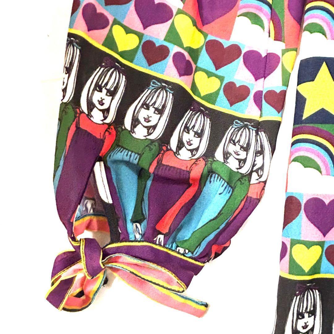 定価73. ANNASUI プリント チュニック ワンピース