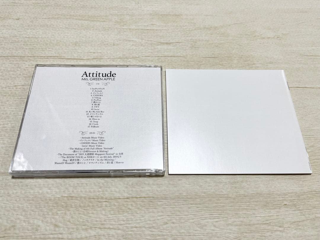 《正規品》Mrs.GREEN APPLE / Attitude 初回限定盤