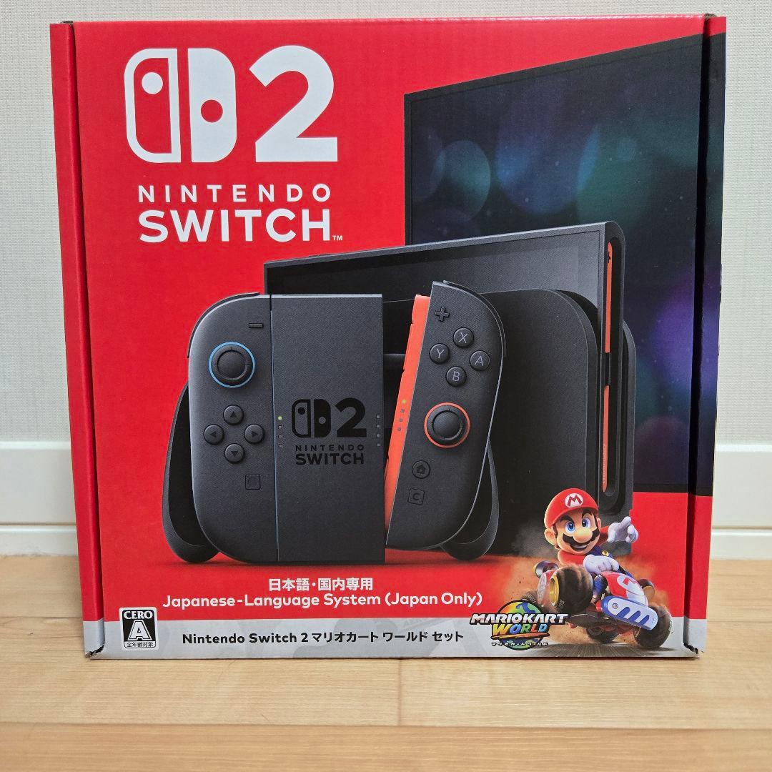 保証書】Nintendo Switch2 マリカ版+microSD+プロコン2 - メルカリ
