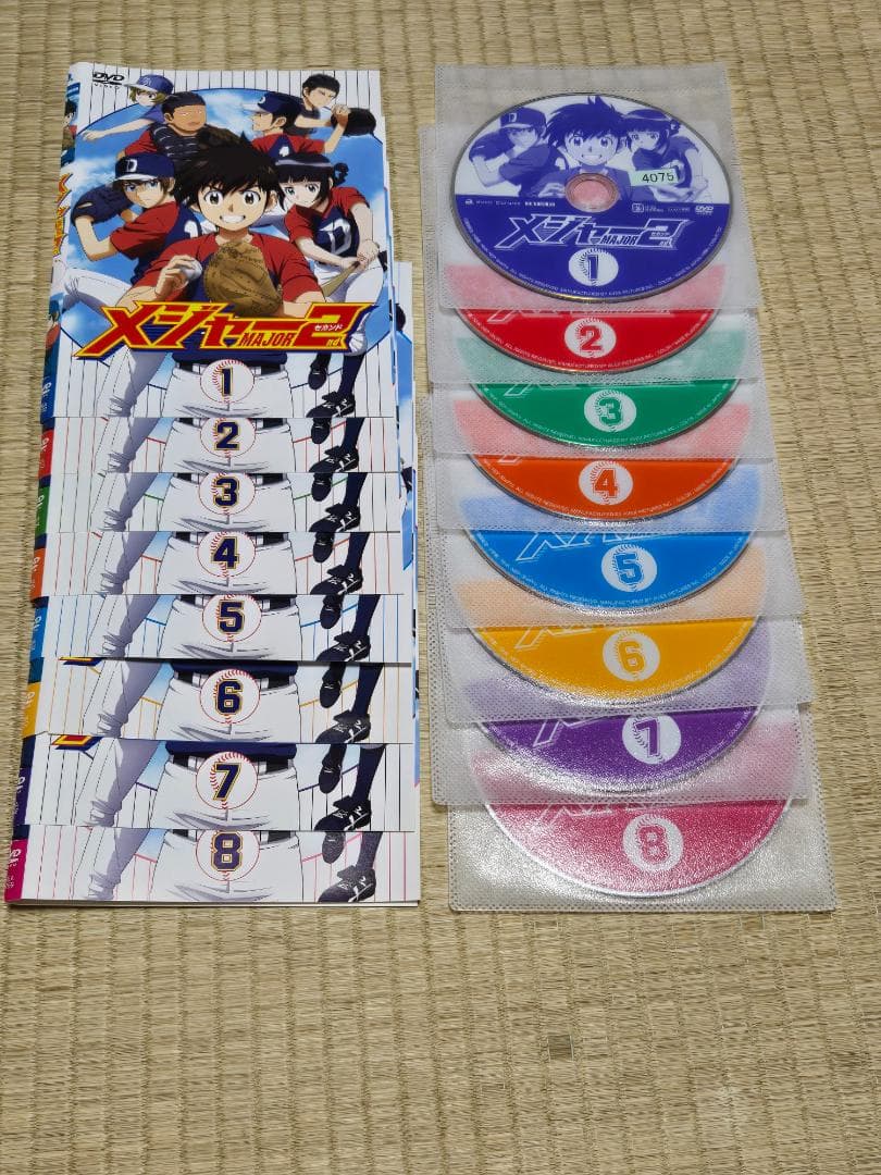 DVD　メジャー　MAJOR　1期〜6期　＋　2nd 　全６２巻　レンタル専用