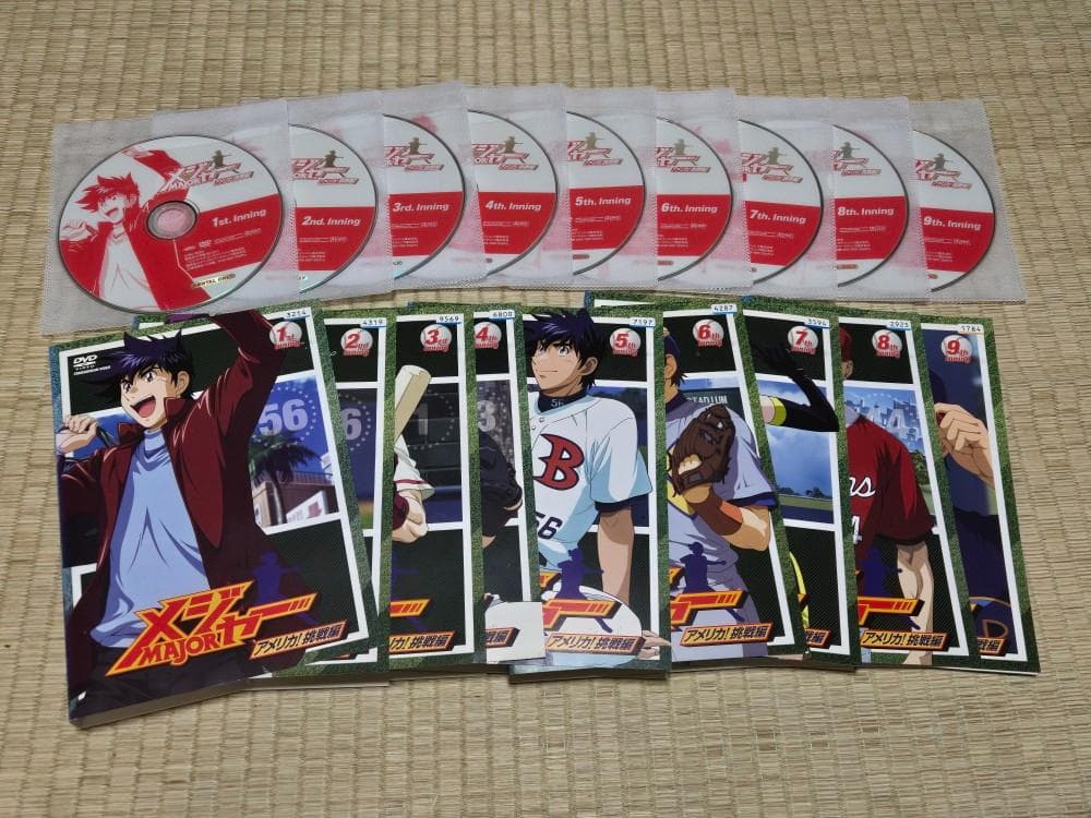 DVD　メジャー　MAJOR　1期〜6期　＋　2nd 　全６２巻　レンタル専用